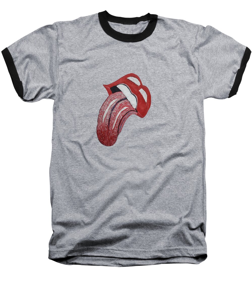 Acrylic Baseball T-Shirt featuring the painting Taste Good by Denise Morgan