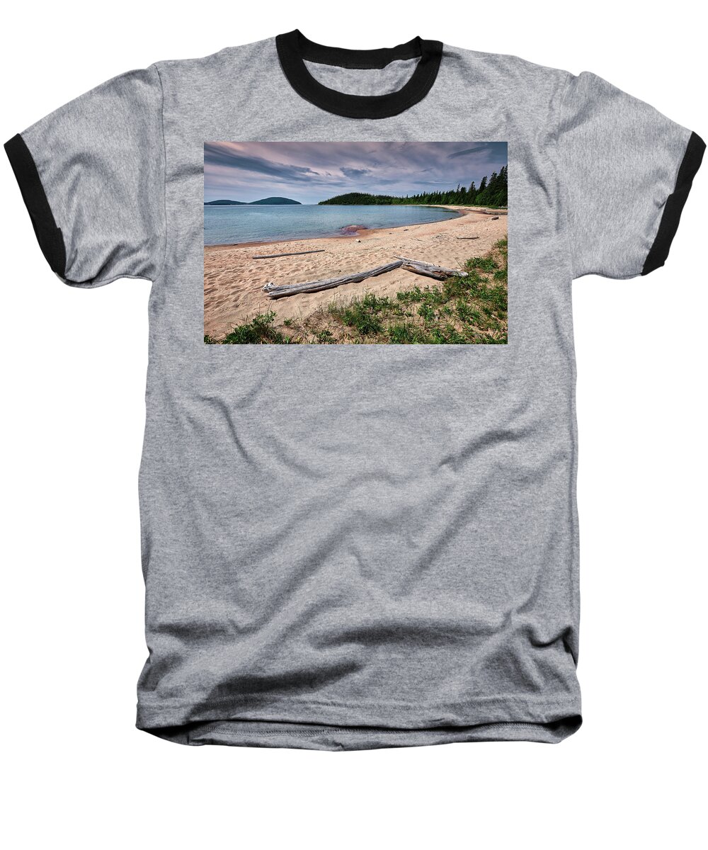 Coast Baseball T-Shirt featuring the photograph The Cove by Doug Gibbons