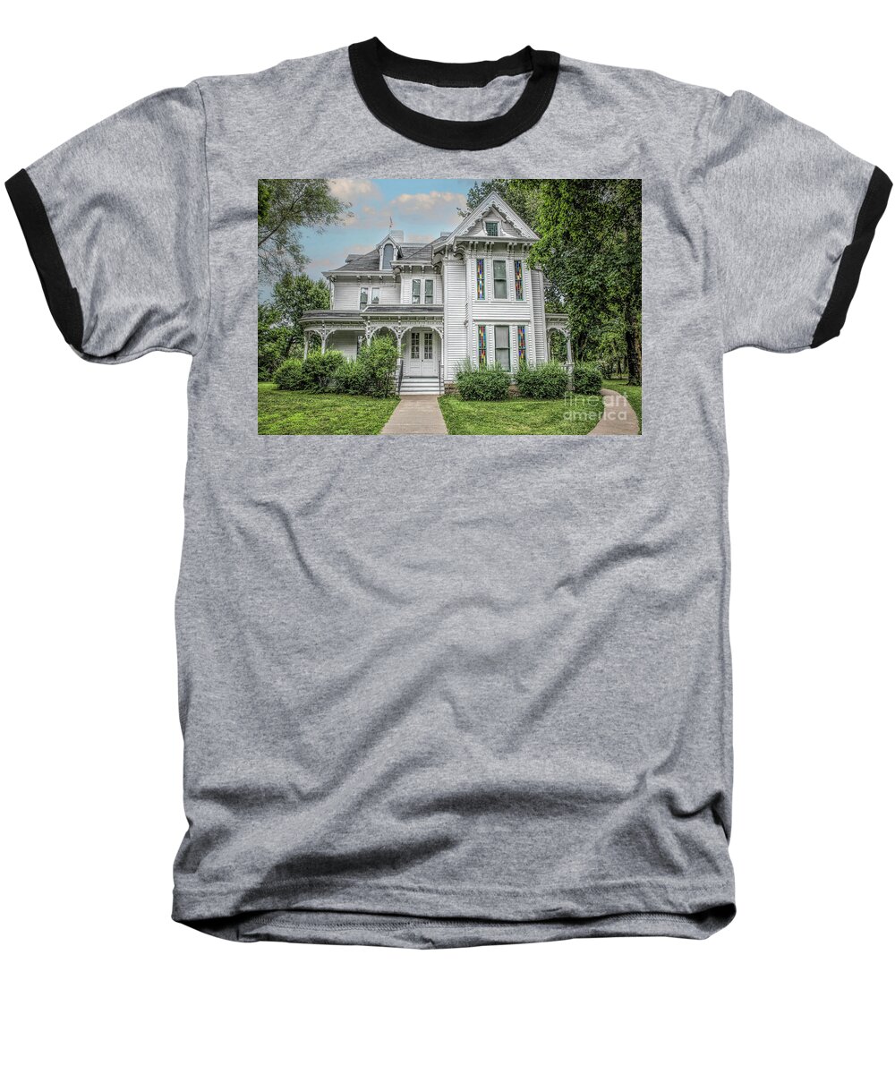 Truman Baseball T-Shirt featuring the photograph The Summer White House by Lynn Sprowl
