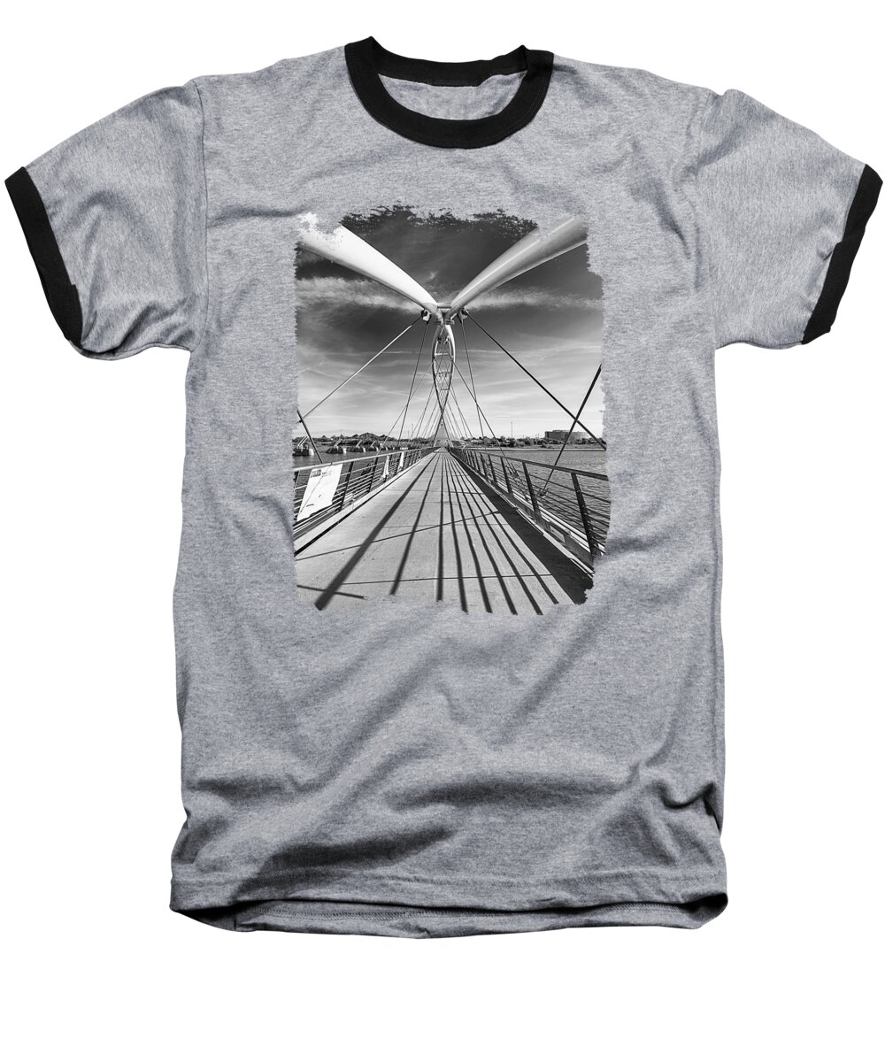 Tempe Baseball T-Shirt featuring the photograph Town Lake Bridge by Elisabeth Lucas