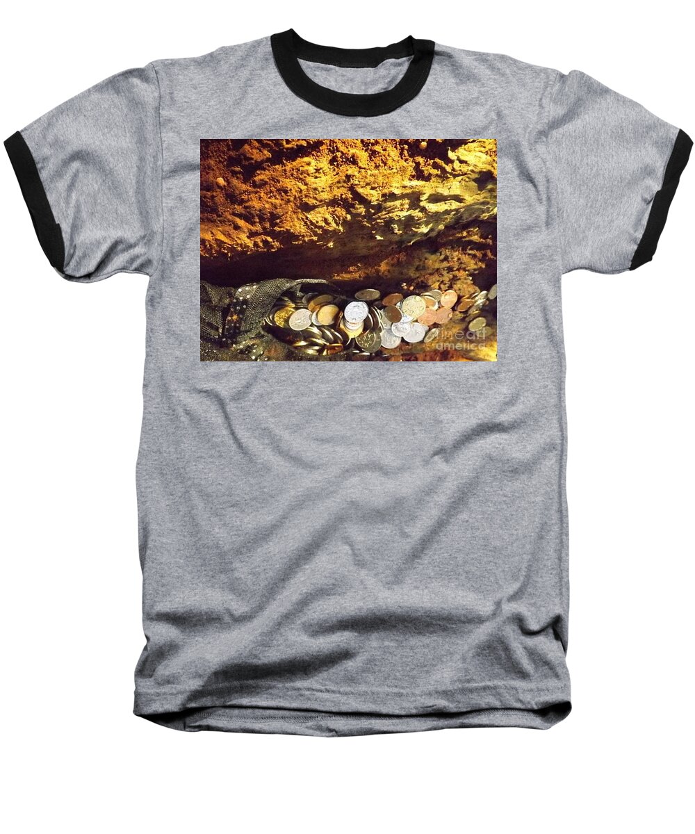 Treasure Baseball T-Shirt featuring the photograph Treasure Bark 3 by Denise Morgan