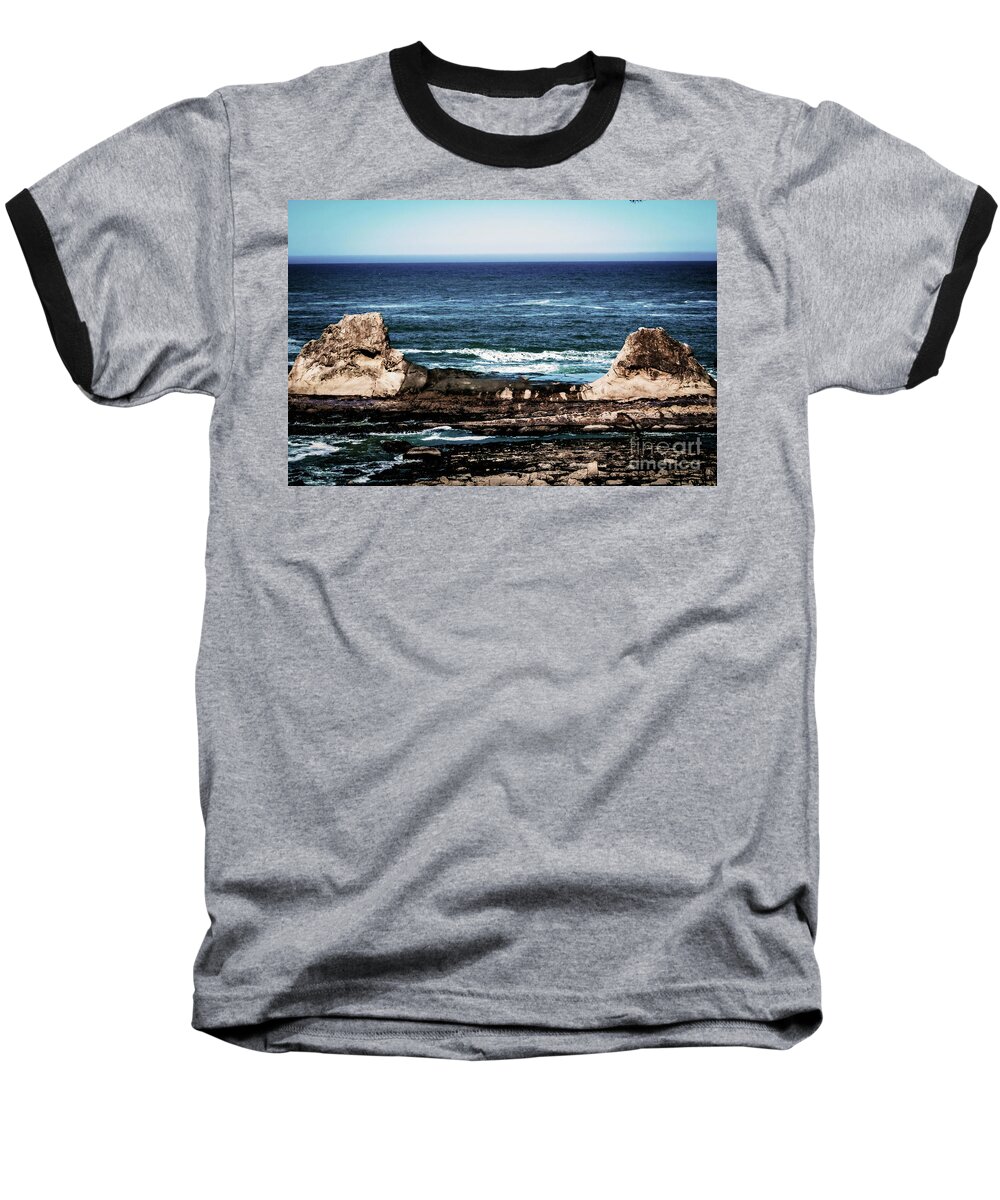 Ocean Baseball T-Shirt featuring the photograph Twice As Nice by Janie Johnson