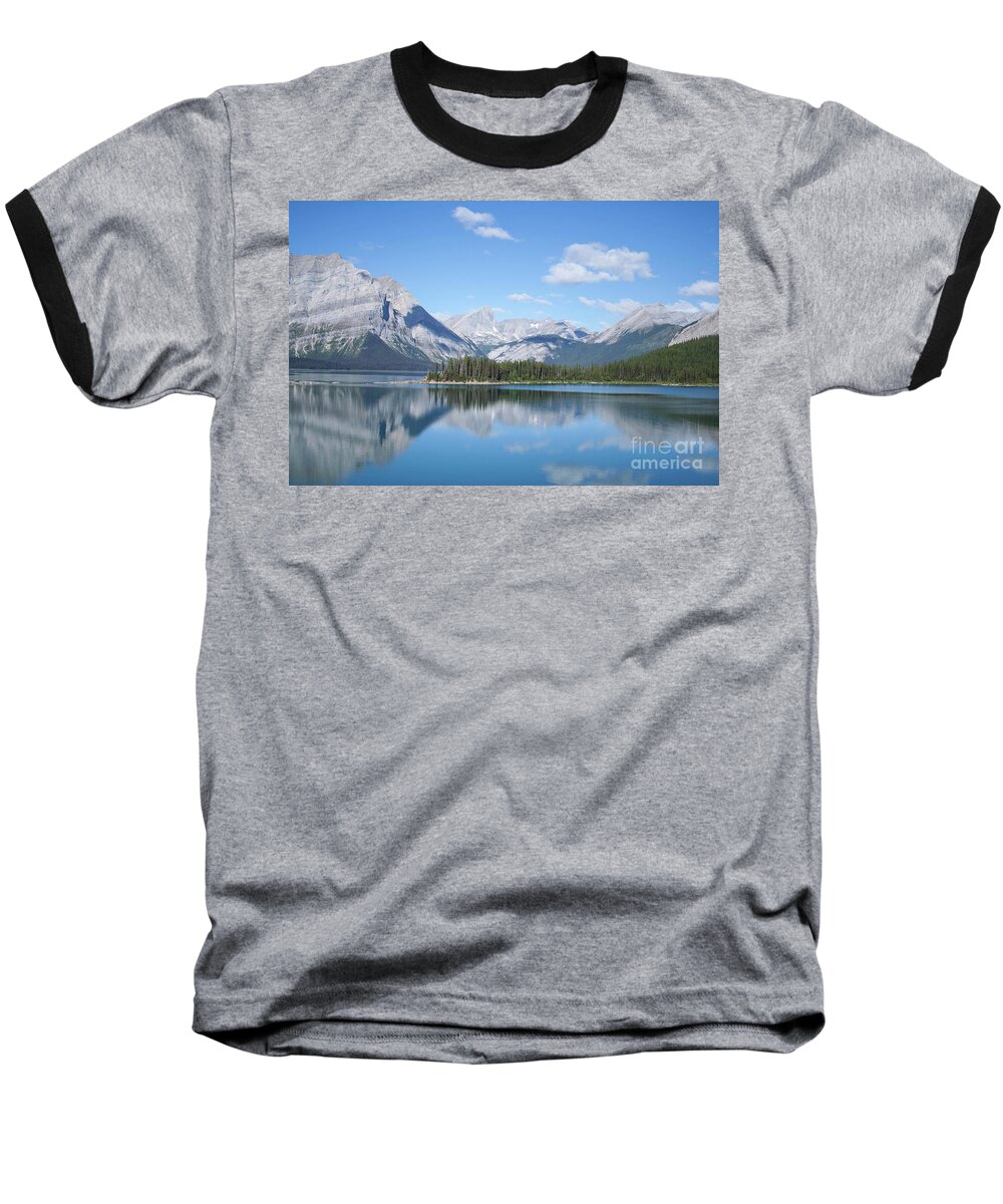 #kananaskis #lake #alberta #canada Baseball T-Shirt featuring the photograph Upper Kananaskis Lake by Jacquelinemari