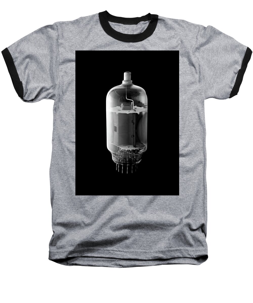 Vacuum Tube Baseball T-Shirt featuring the photograph Vintage Vacuum Tube by Jim Hughes
