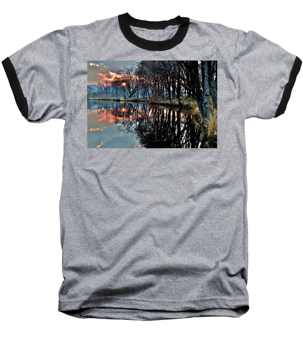 Spring Baseball T-Shirt featuring the photograph Warm Spring Evening by Susie Loechler