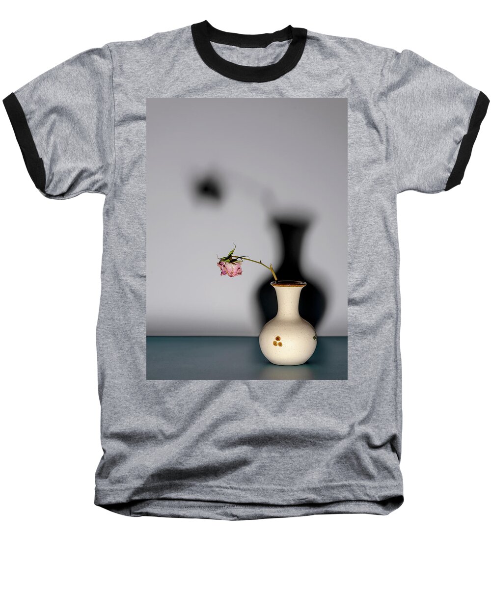 Shadow Baseball T-Shirt featuring the photograph When you shadow is bigger than yourself by Alessandra RC
