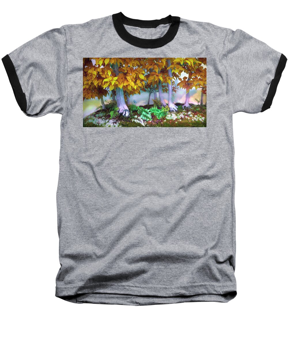 Trees Baseball T-Shirt featuring the photograph Where I can Dream by John Rivera