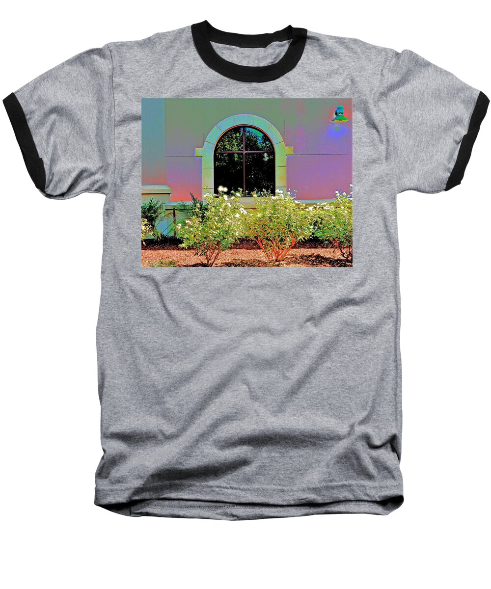 Window Baseball T-Shirt featuring the photograph Window Pastel by Andrew Lawrence