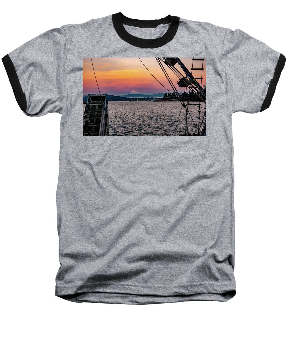  Baseball T-Shirt featuring the photograph Work Boat Baker by Tim Dussault