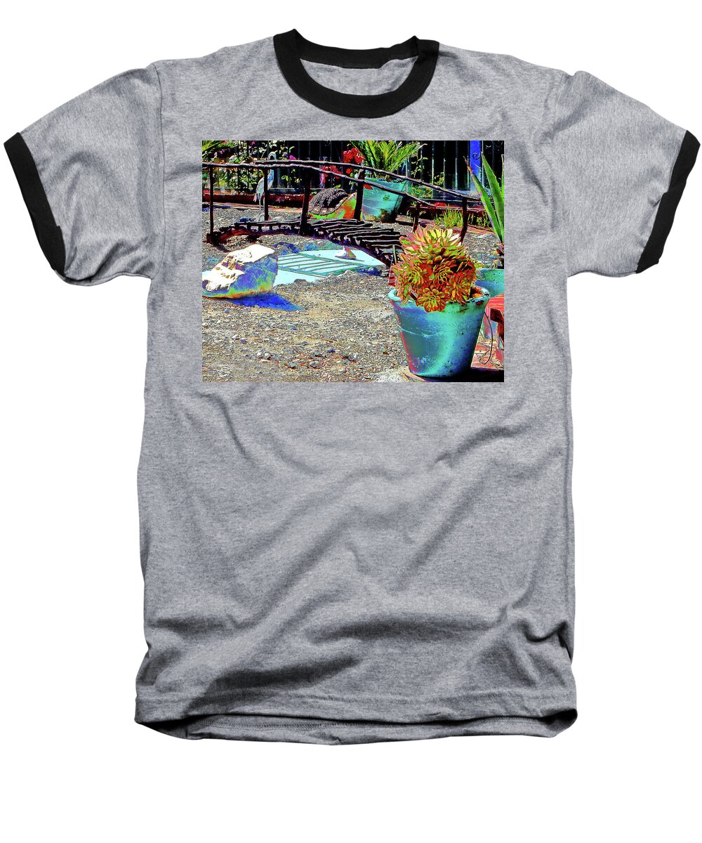 Landscaping Baseball T-Shirt featuring the photograph Yard Decs by Andrew Lawrence