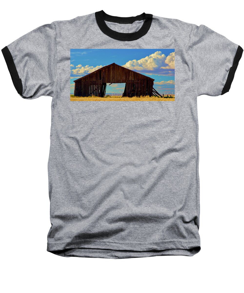 Barn Baseball T-Shirt featuring the photograph Yesterday and Today by Todd Kreuter