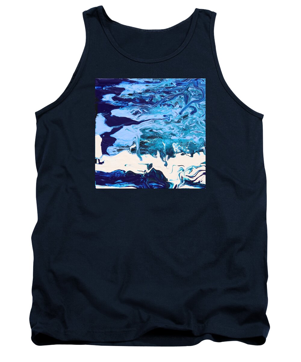 Fusionart Tank Top featuring the painting Aquatic by Ralph White