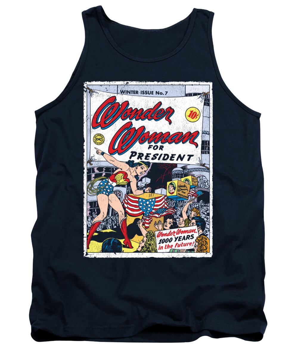  Tank Top featuring the digital art Dc - Ww For President by Brand A