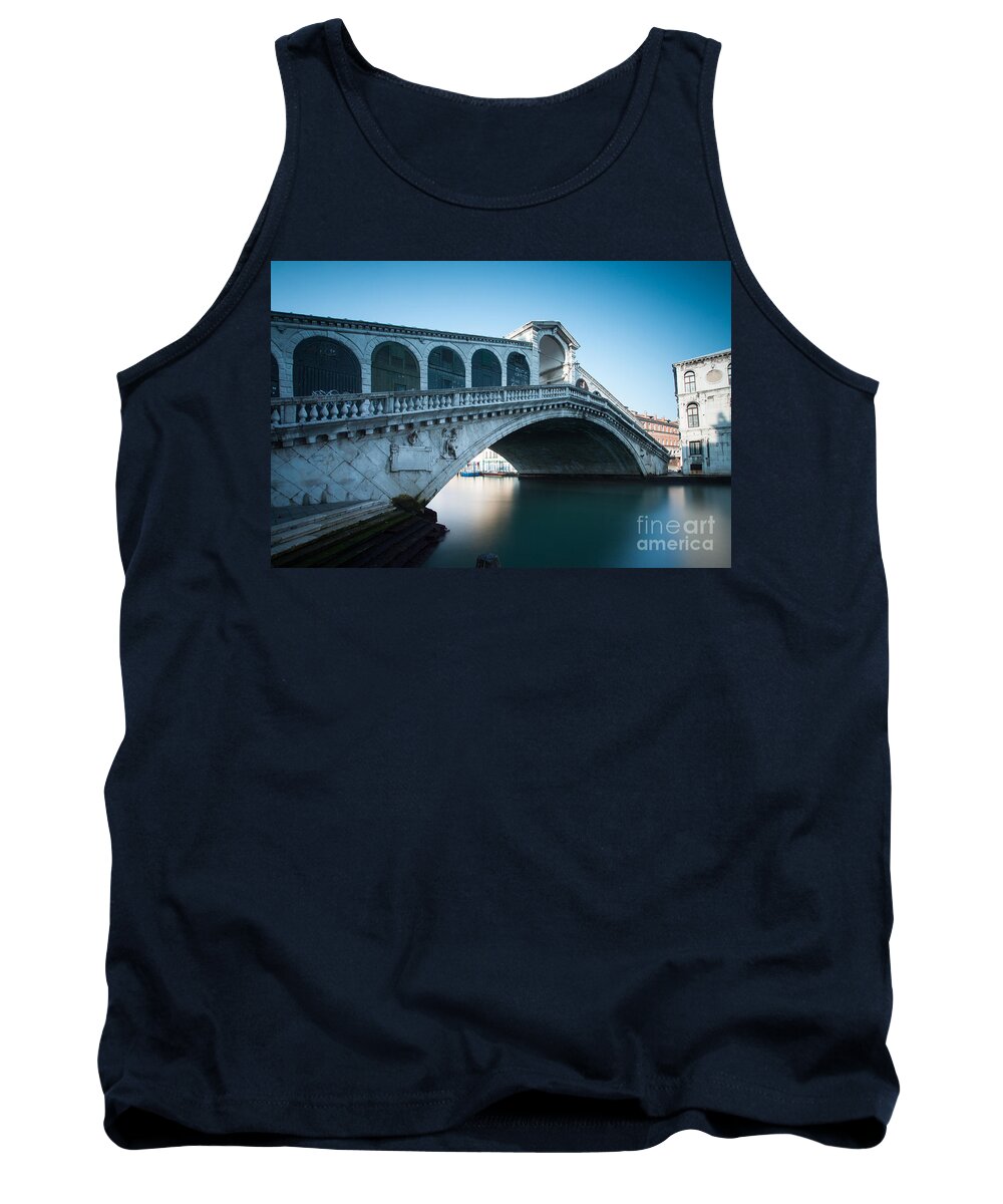 Arch Tank Top featuring the photograph Rialto bridge Venice Italy #1 by Matteo Colombo