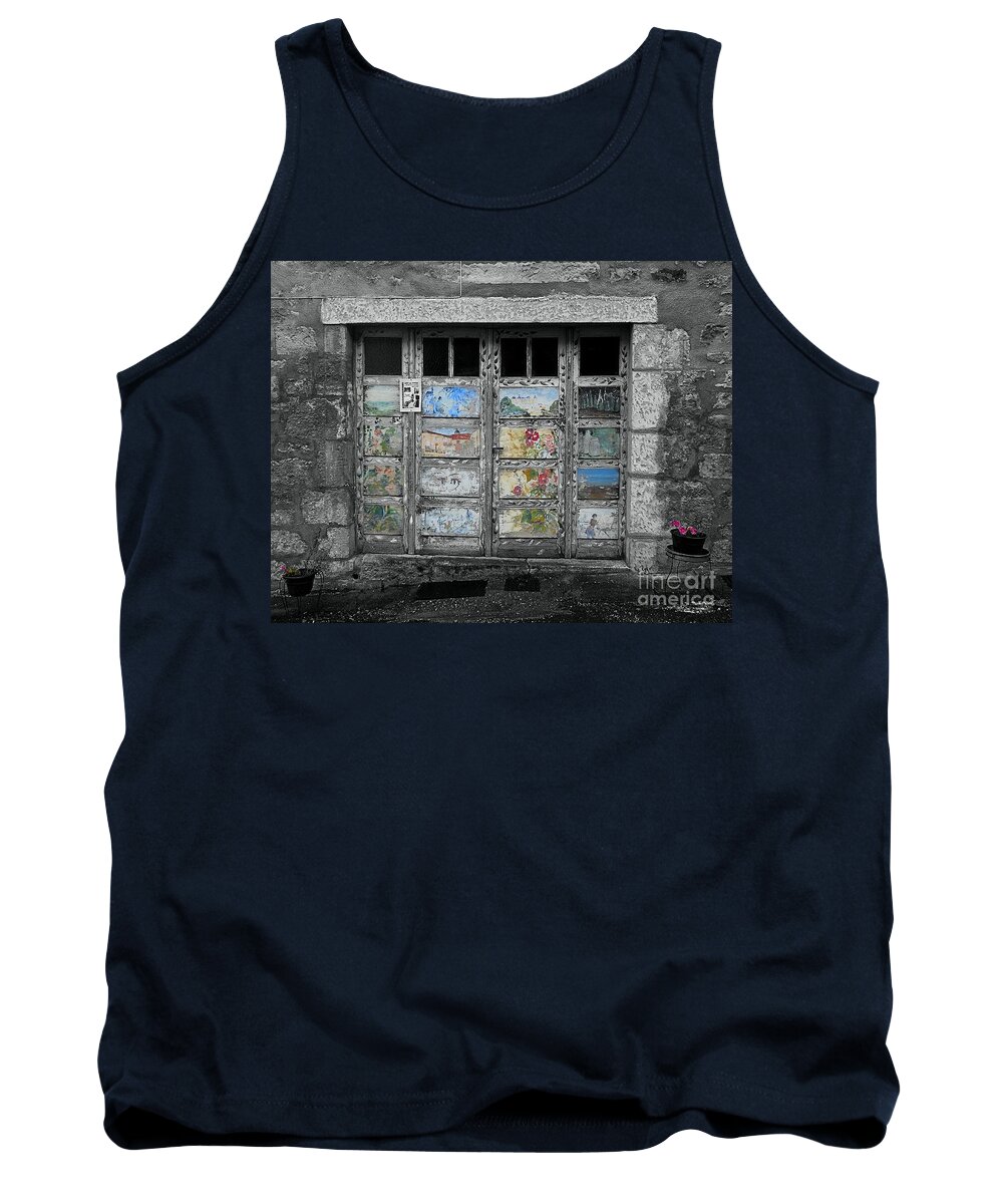 Abstract Tank Top featuring the photograph Just a Touch #2 by Lauren Leigh Hunter Fine Art Photography