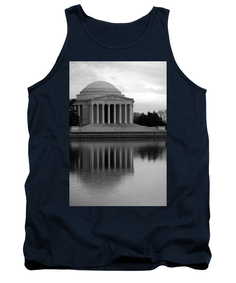 Jefferson Memorial Tank Top featuring the photograph The Jefferson Memorial by Cora Wandel