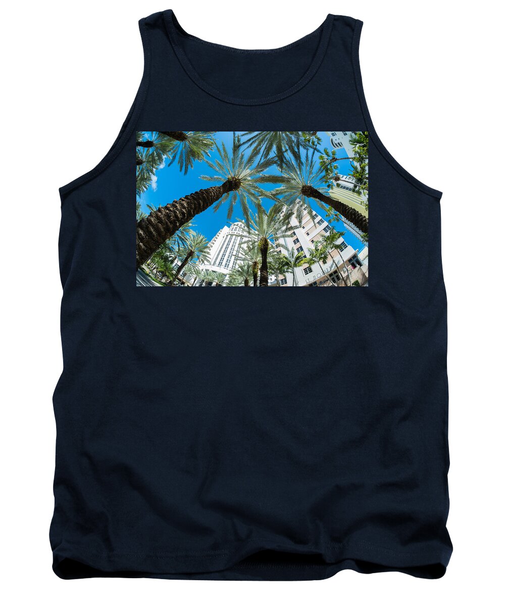 Architecture Tank Top featuring the photograph Miami Beach #23 by Raul Rodriguez