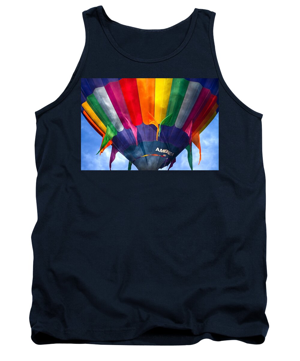 Hot Tank Top featuring the photograph Balloon by Betsy Knapp