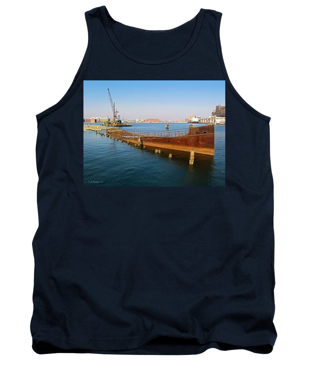 2d Tank Top featuring the photograph Baltimore Museum of Industry by Brian Wallace
