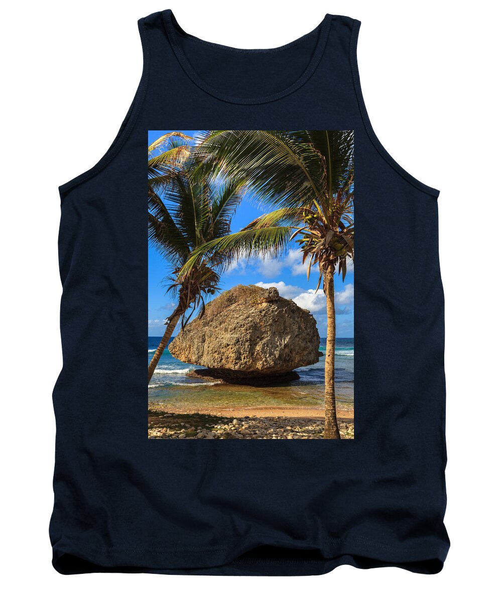 Barbados Tank Top featuring the photograph Barbados Beach by Raul Rodriguez
