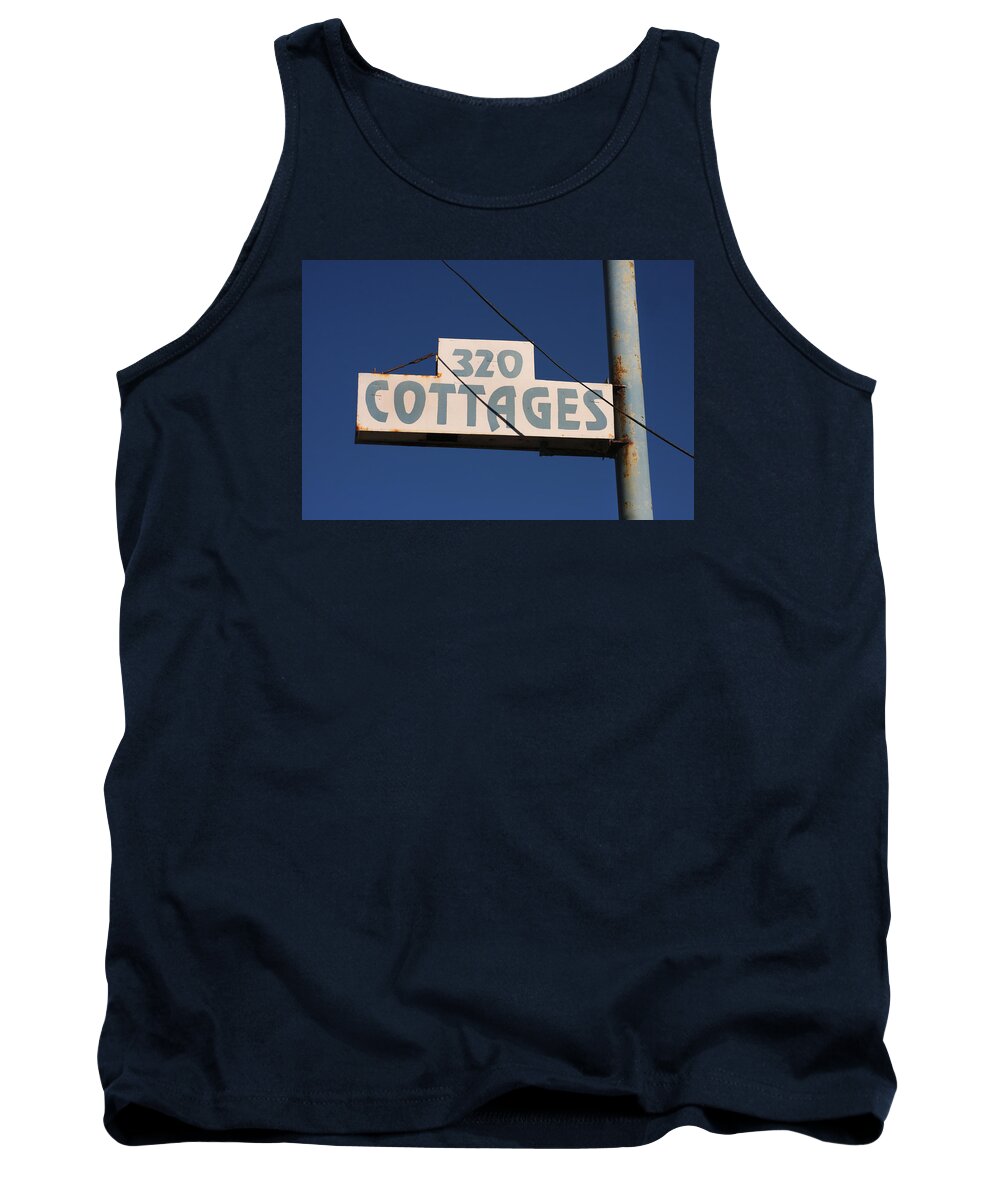 Pismo Beach Tank Top featuring the photograph Beach Cottages by Art Block Collections