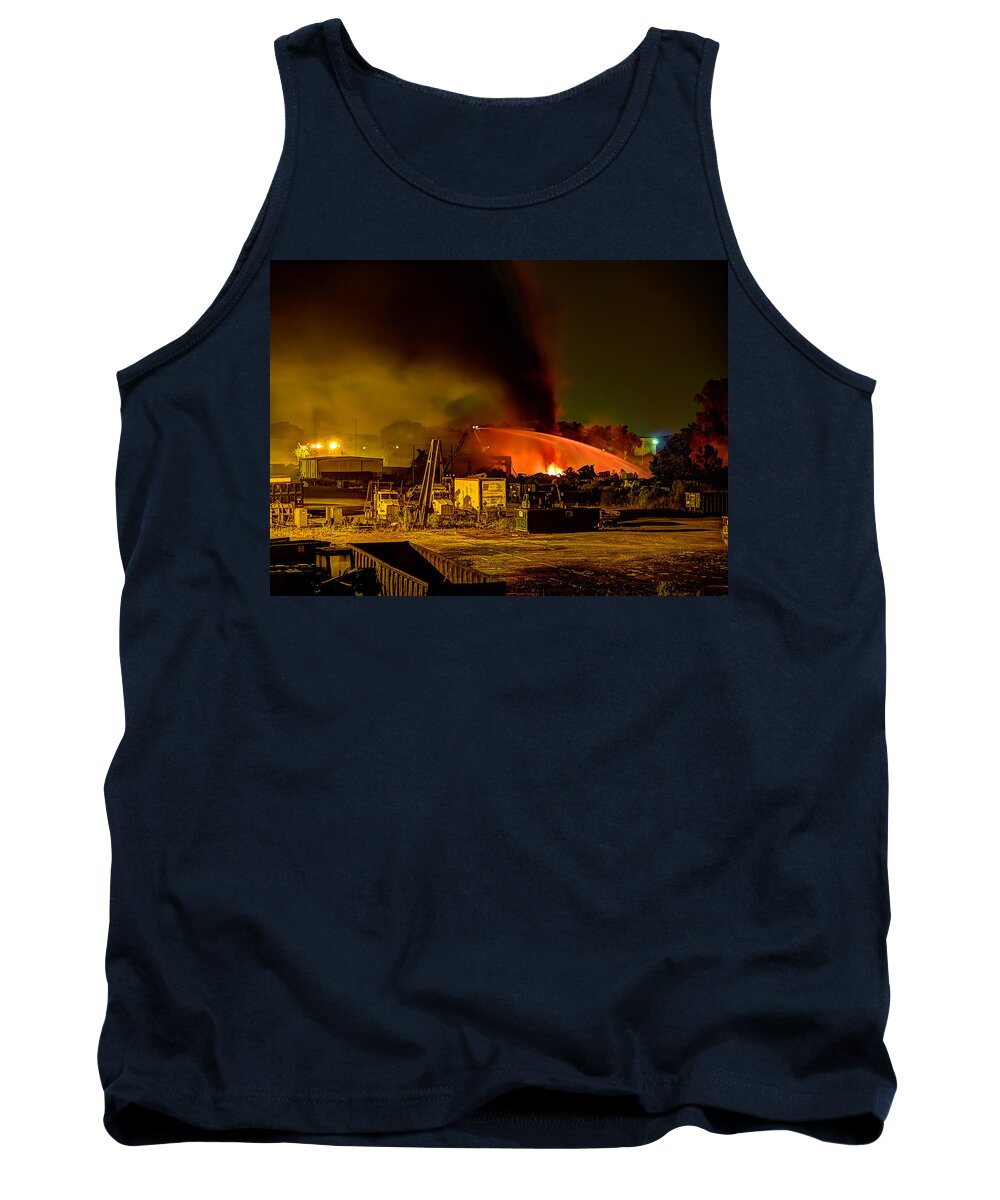 Cayce Tank Top featuring the photograph Beating It Down by Charles Hite