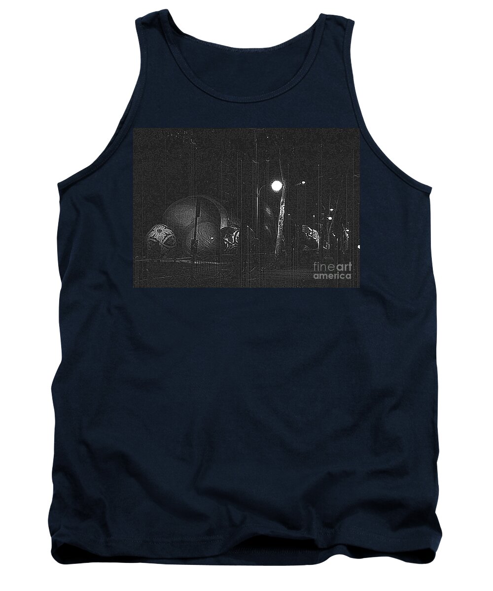 Before The Big Parade Tank Top featuring the photograph Before The Big Parade by Steven Macanka