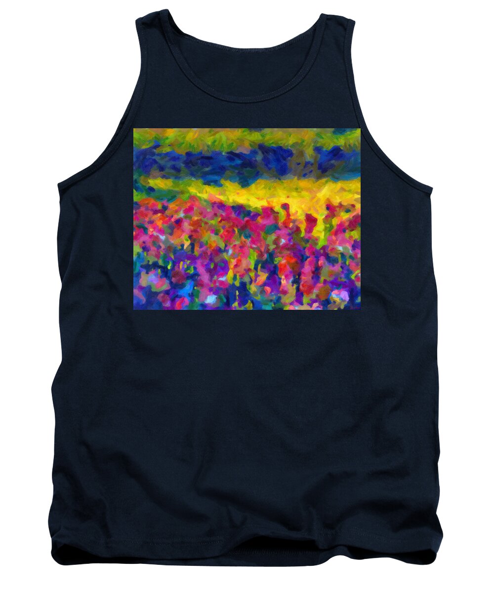Www.themidnightstreets.net Tank Top featuring the painting Beyond A Simple Love by Joe Misrasi