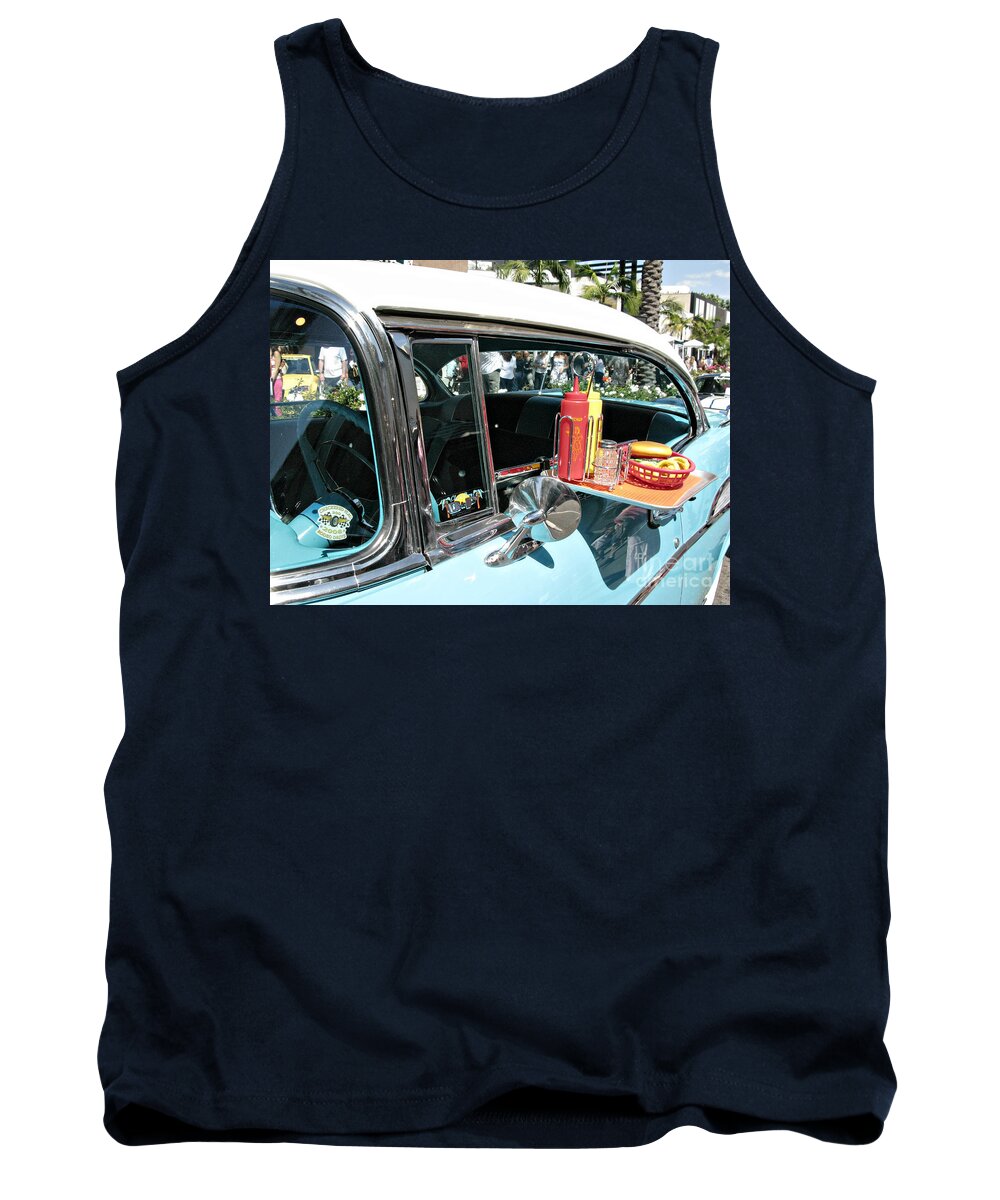 Famous Tank Top featuring the photograph Car hop by Nina Prommer