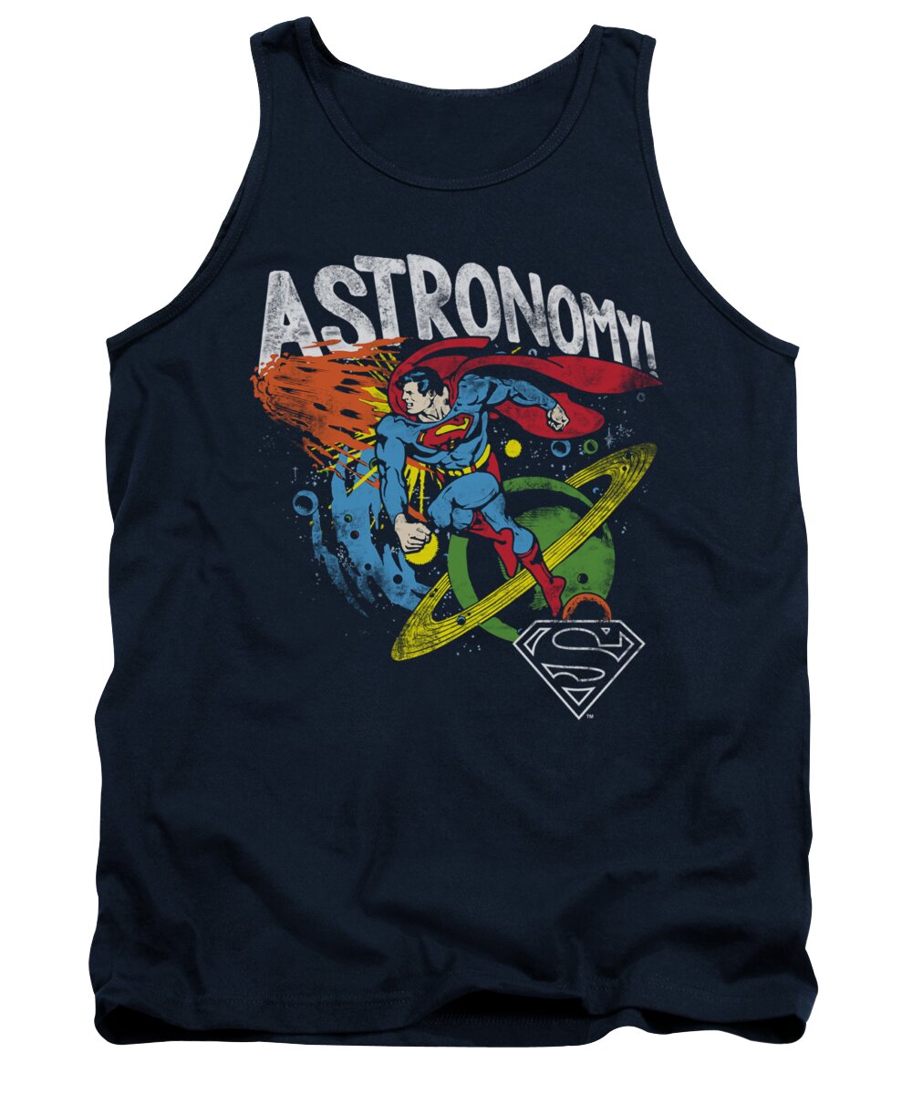 Dc Comics Tank Top featuring the digital art Dc - Astronomy by Brand A