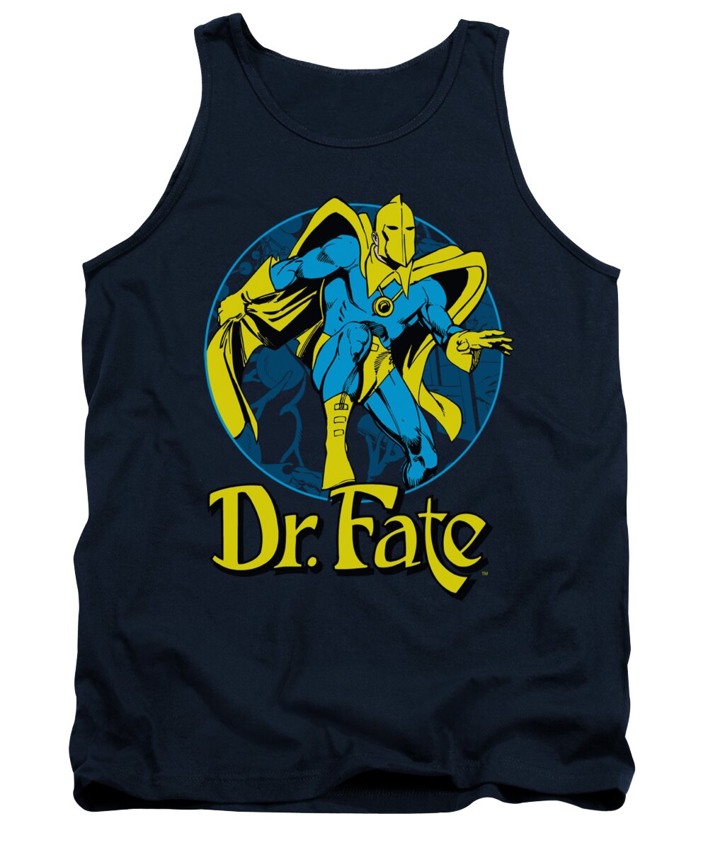 Doctor Fate Tank Top featuring the digital art Dc - Dr Fate Ankh by Brand A