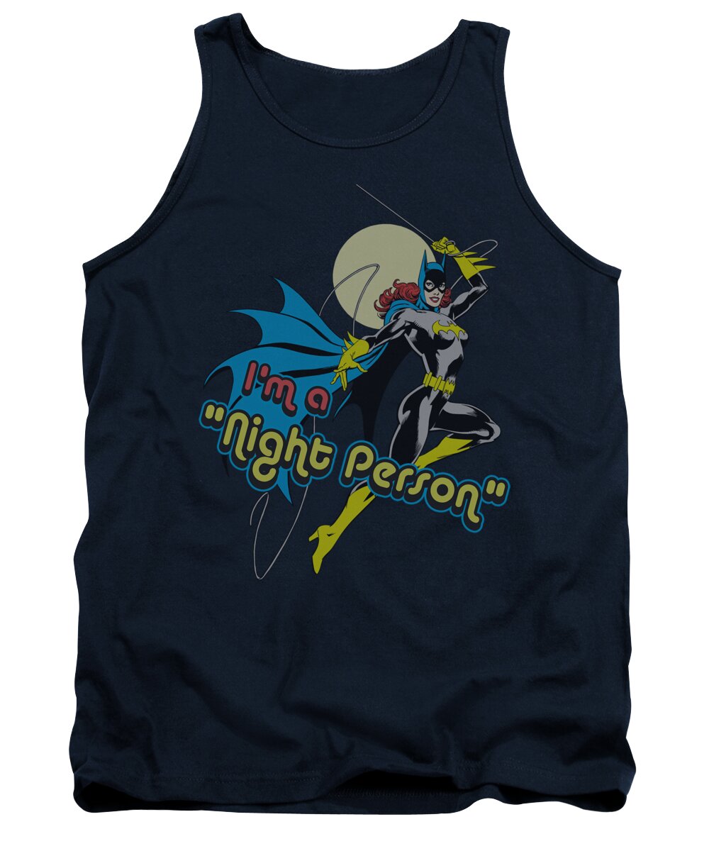 Dc Comics Tank Top featuring the digital art Dc - Night Person by Brand A