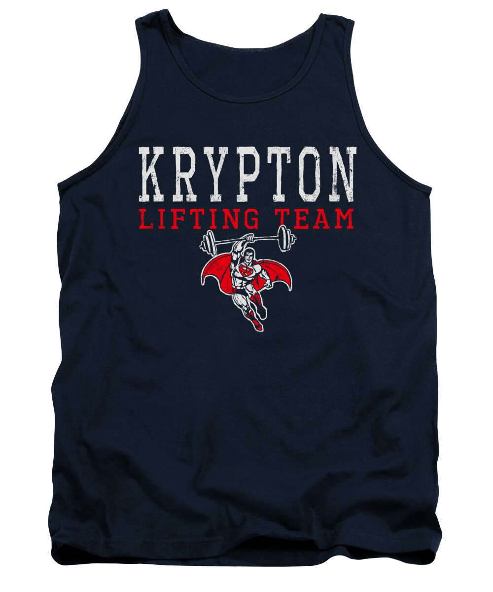  Tank Top featuring the digital art Dco - Krpton Lifting by Brand A