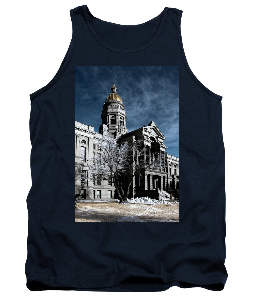 Wyoming Tank Top featuring the photograph Equality State Dome by Greg Collins
