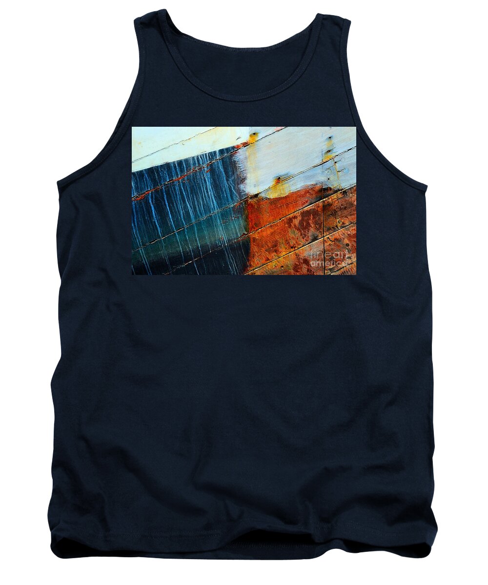 Abstract Tank Top featuring the photograph Half and Half by Lauren Leigh Hunter Fine Art Photography