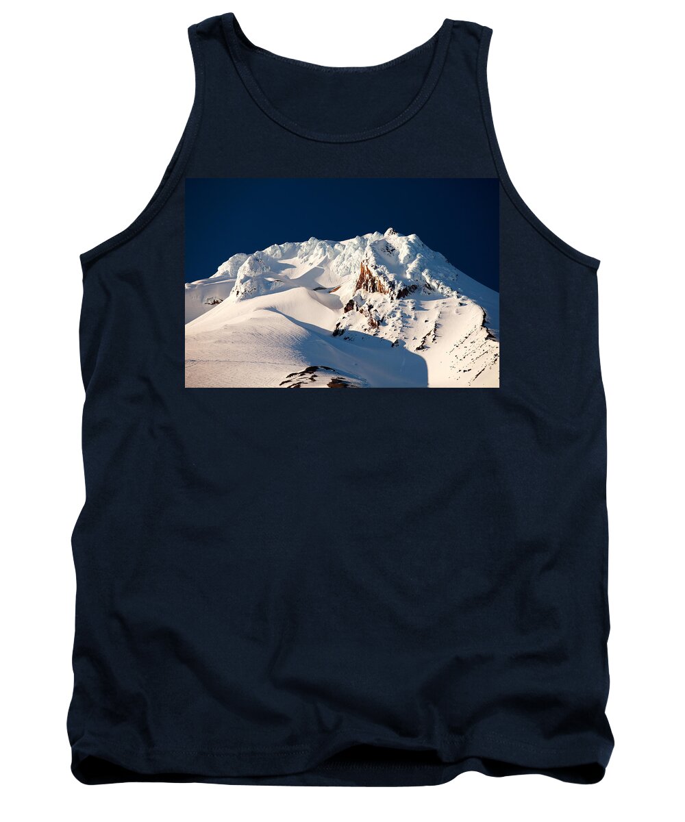 Mount Hood Tank Top featuring the photograph Hanging on Hood by Darren White