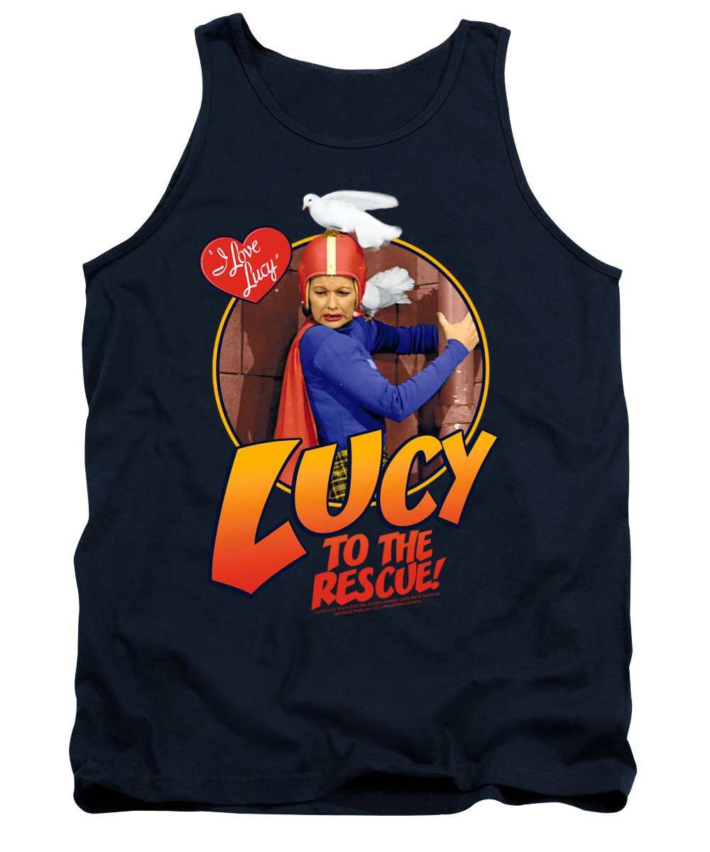  Tank Top featuring the digital art I Love Lucy - To The Rescue by Brand A
