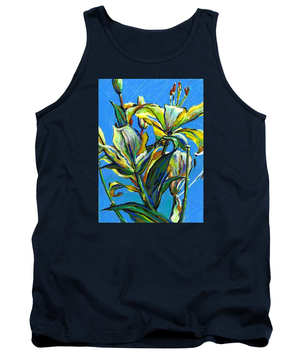 Contemporary Painting Tank Top featuring the painting Illuminated by Tanya Filichkin