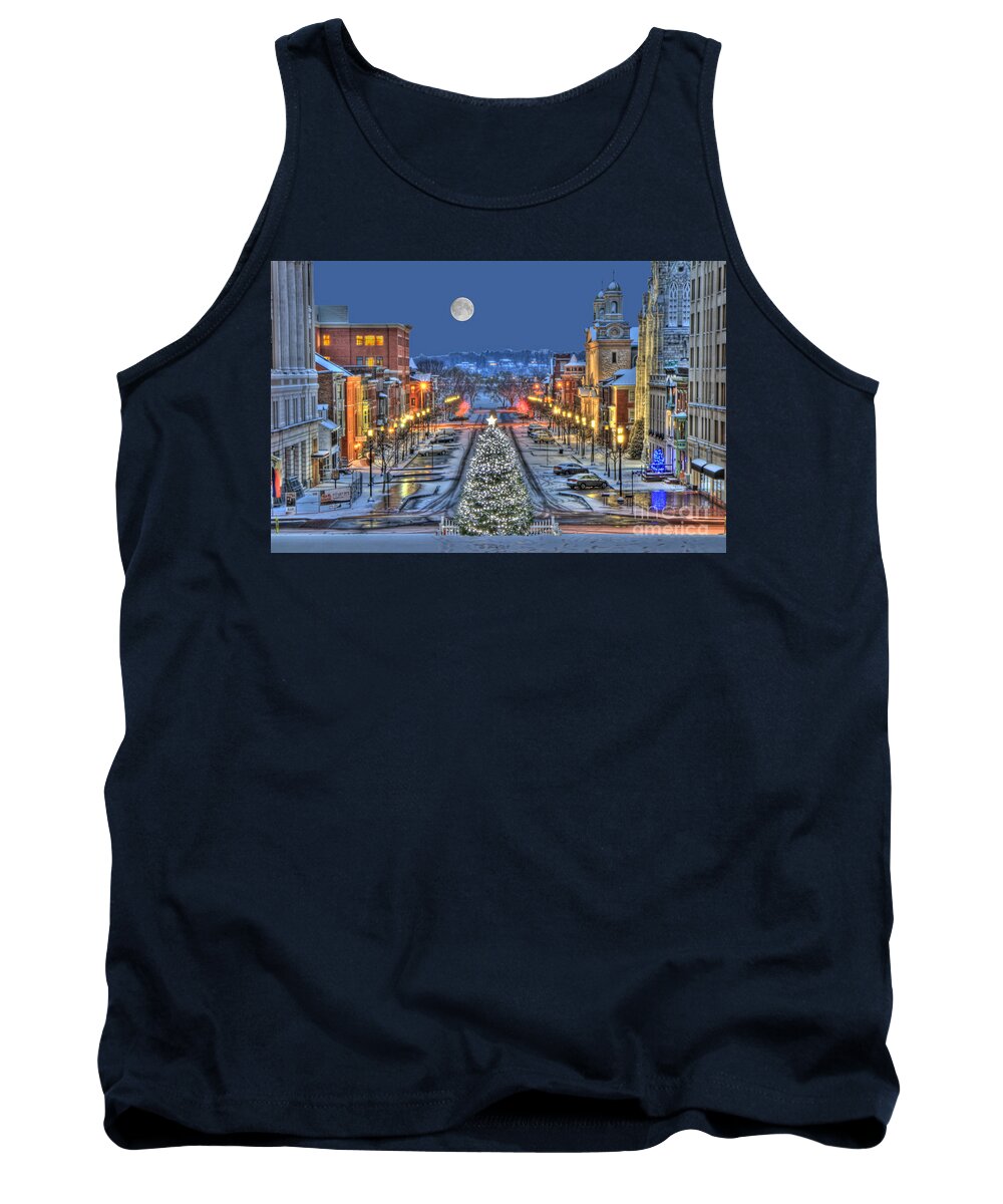 Christmas Tank Top featuring the photograph It's Christmas Time In The City by Geoff Crego