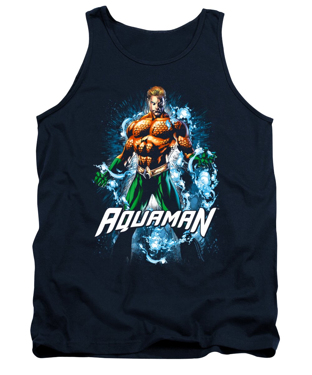  Tank Top featuring the digital art Jla - Water Powers by Brand A