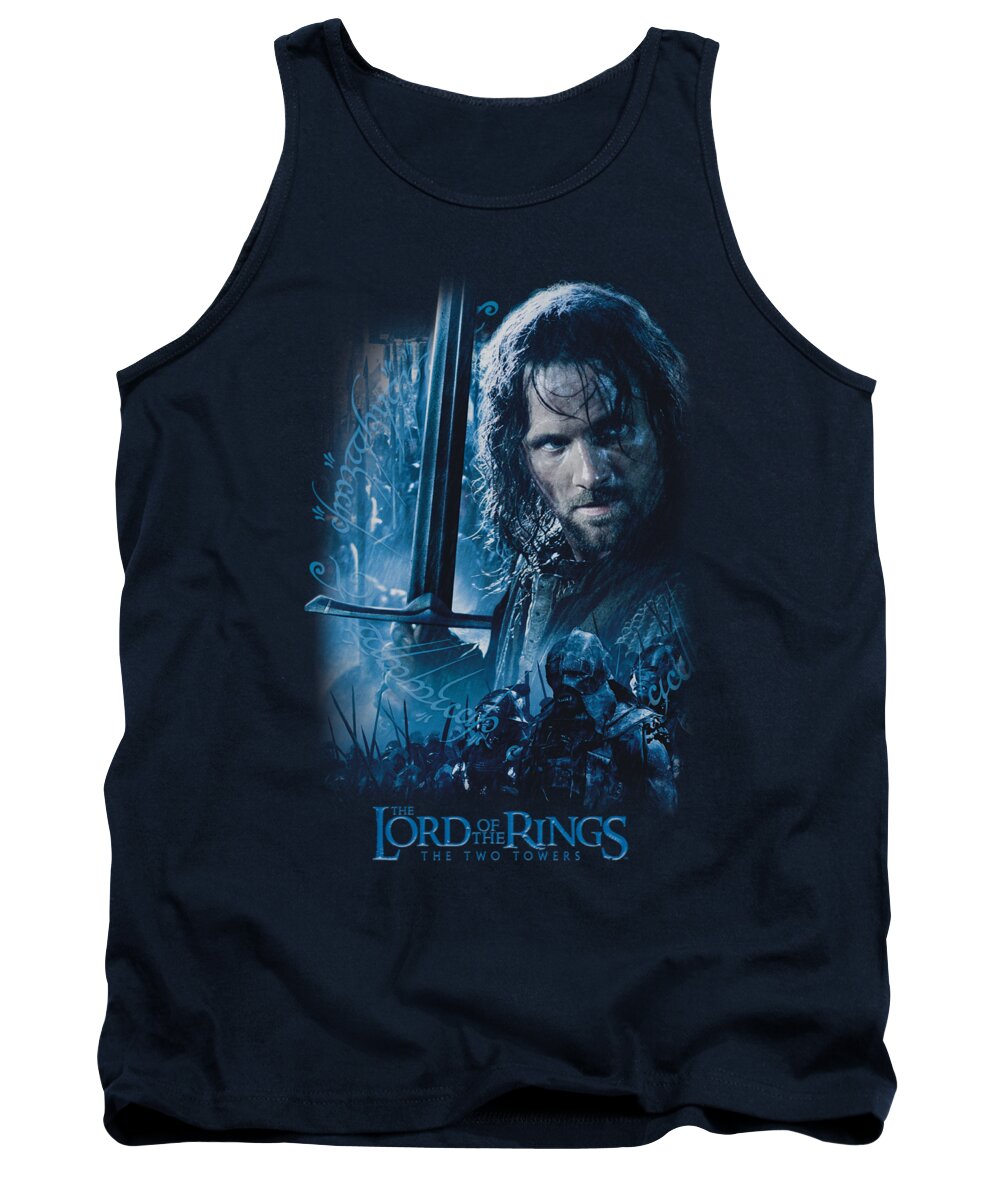 Lord Of The Rings Tank Top featuring the digital art Lor - King In The Making by Brand A