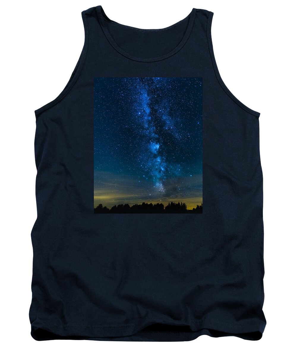 Abstract Tank Top featuring the photograph Milky Way Cherry Springs by Jack R Perry