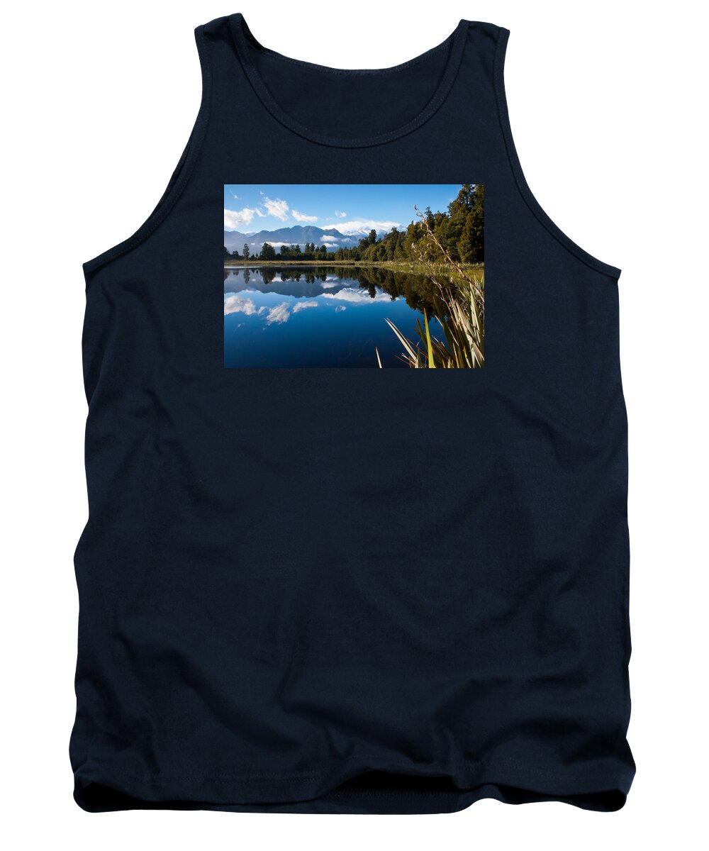 Lake Tank Top featuring the photograph Mirror landscapes by Jenny Setchell