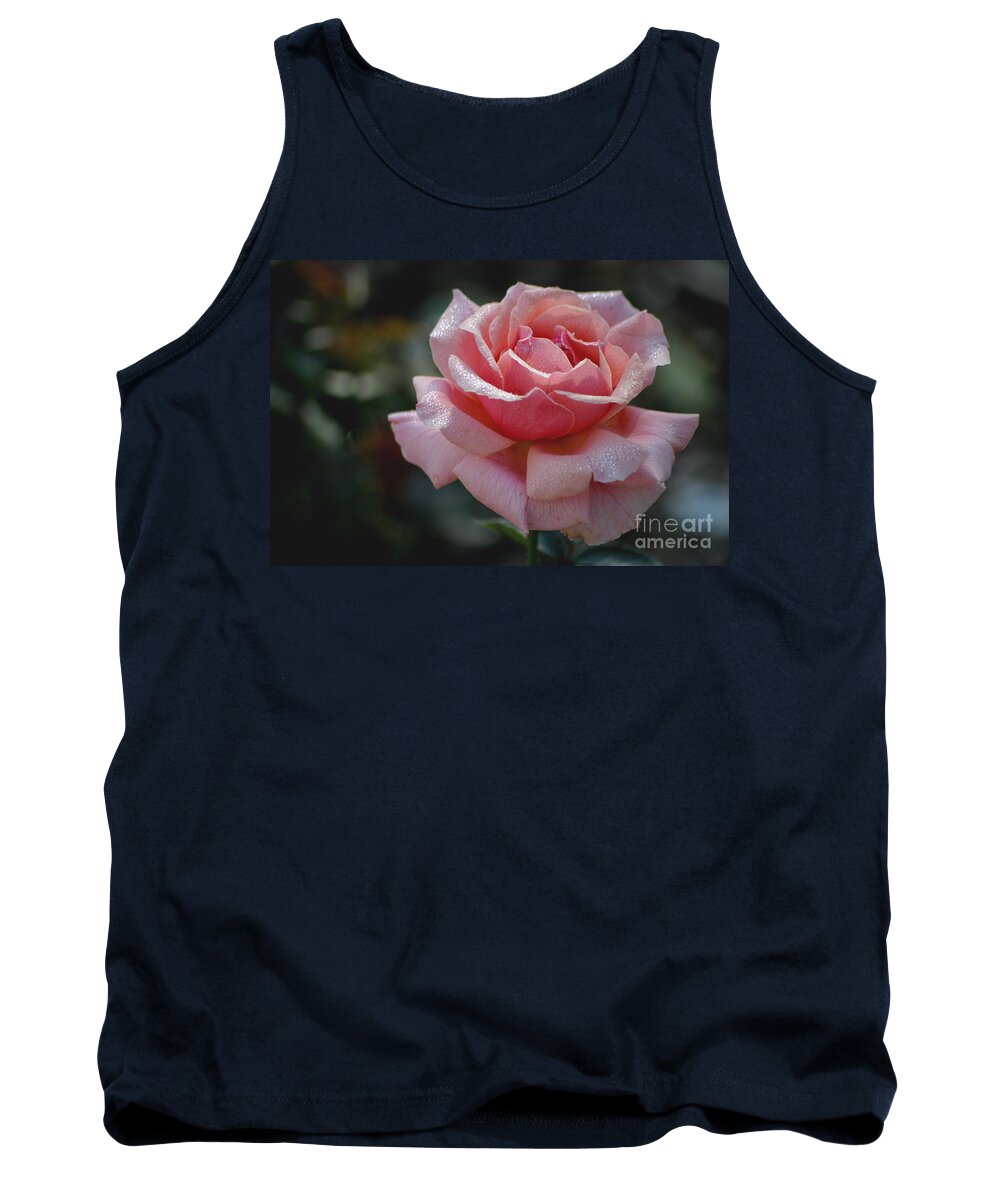 Rose Tank Top featuring the photograph Morning Sparkles by Living Color Photography Lorraine Lynch