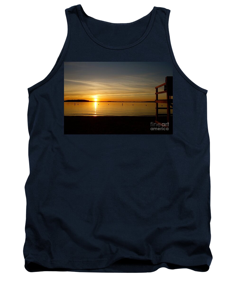 Lake Waconia Tank Top featuring the photograph Off Duty by Jacqueline Athmann