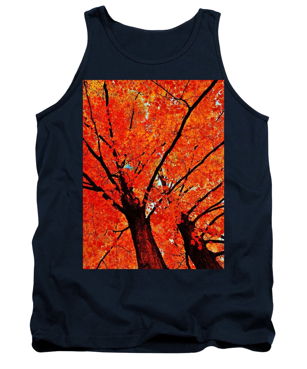  Tank Top featuring the photograph Orange...The New Green by Daniel Thompson