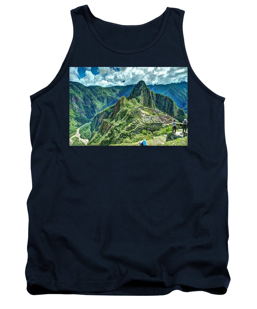 Landscape Tank Top featuring the photograph Palace in the Sky by Richard Gehlbach