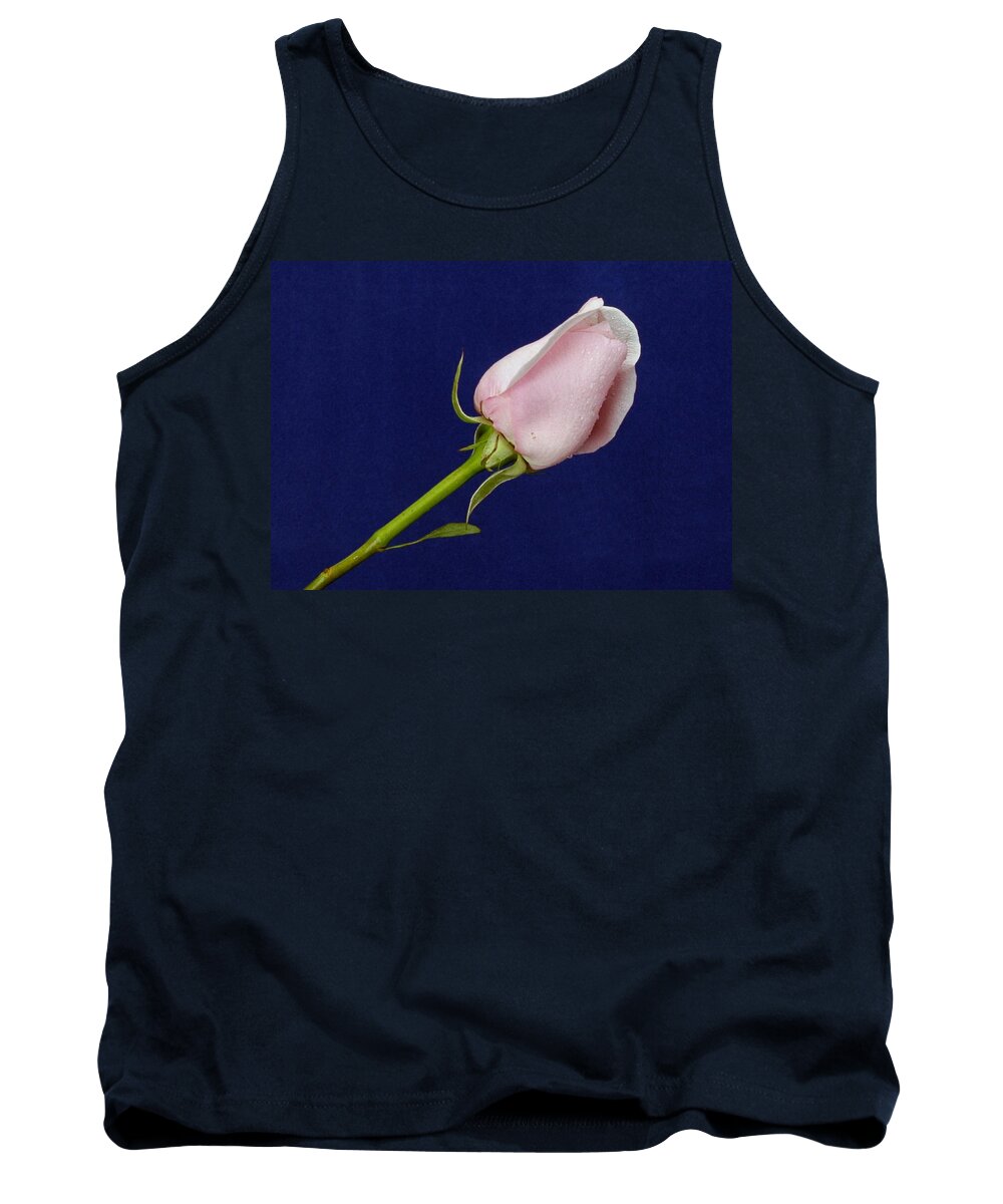 Pink Tank Top featuring the photograph Pink Bud by Michael Gordon