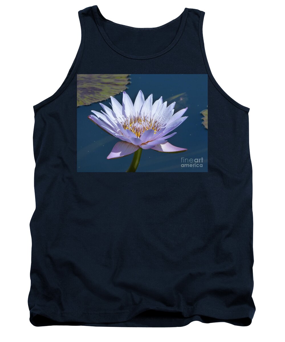 Flower Tank Top featuring the photograph Purple Glory by Marguerita Tan