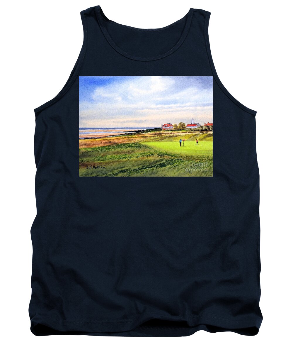 Golf Tank Top featuring the painting Royal Liverpool Golf Course Hoylake by Bill Holkham